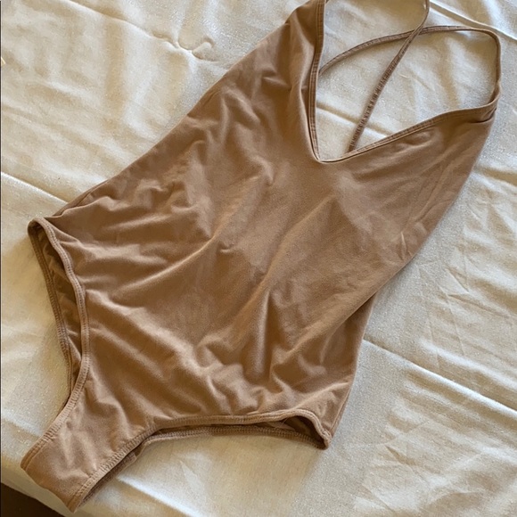 Blue Life Bodysuit in Sand Suede - Picture 2 of 2